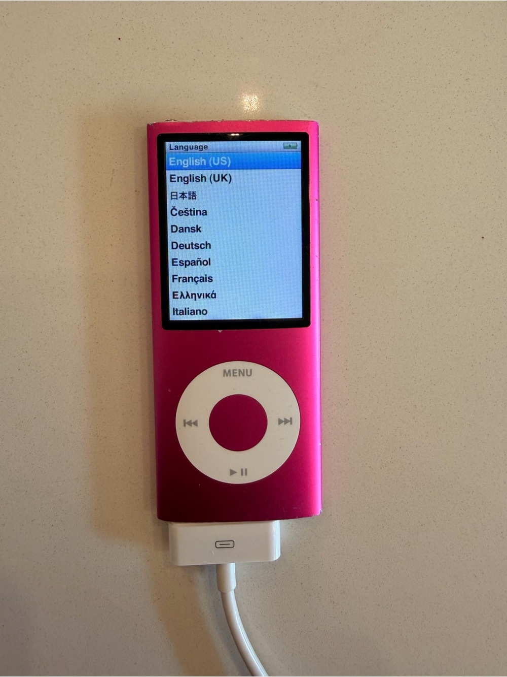 Pink Apple iPod Nano 8GB 4th Generation